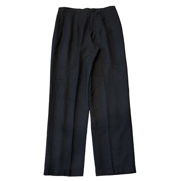 Saks Fifth Avenue Folio Collection Women's Linen Blend Roll Cuff Pants 12 - Picture 2 of 7